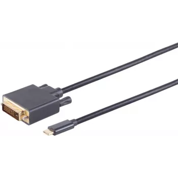 DVI-D USB Type-C laidas ShiverPeaks BS10-58025 1m
