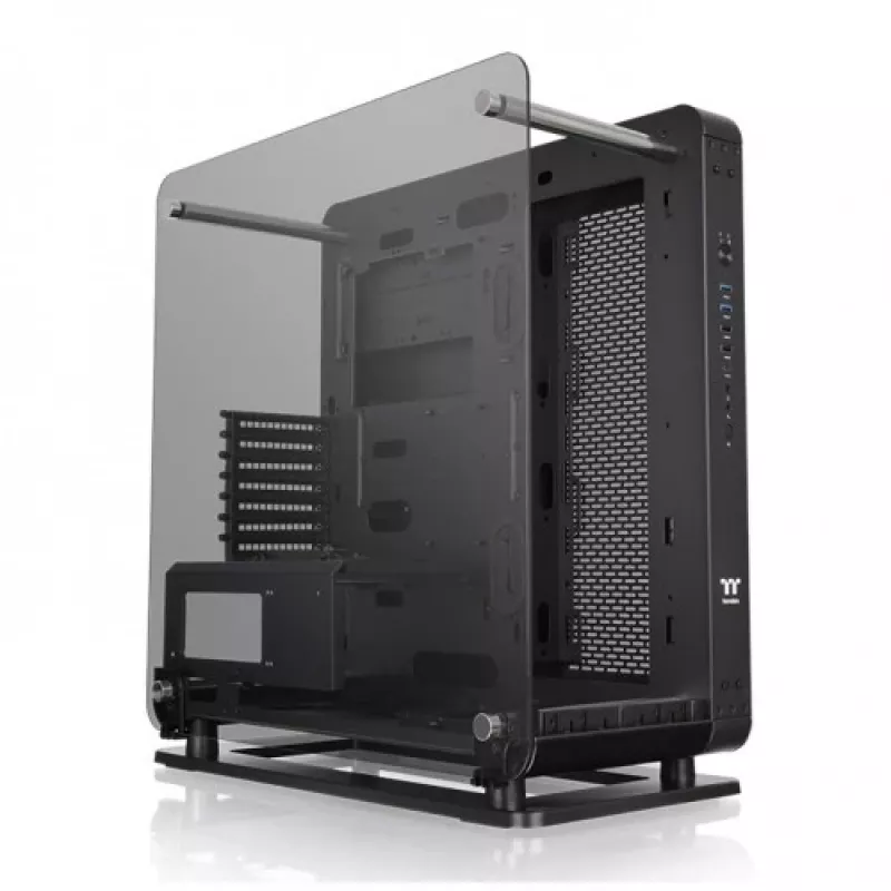 PC korpusas Thermaltake Core P6 Grūdintas Stiklas Midi bokštas Juodas