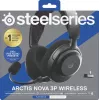 Ausinės STEELSERIES Arctis Nova 3P Wireless, uždengiančios ausis, lankelis ant galvos, 20–22000 Hz, 260 g, juodos