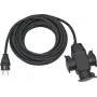 Prailginimo laidas Brennenstuhl 1167810301 10m 3 AC lizdai Lauko Juodas
