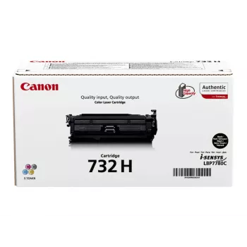 Canon 732H original juodas kasečių toneris, 1 vnt., 12000 puslapių