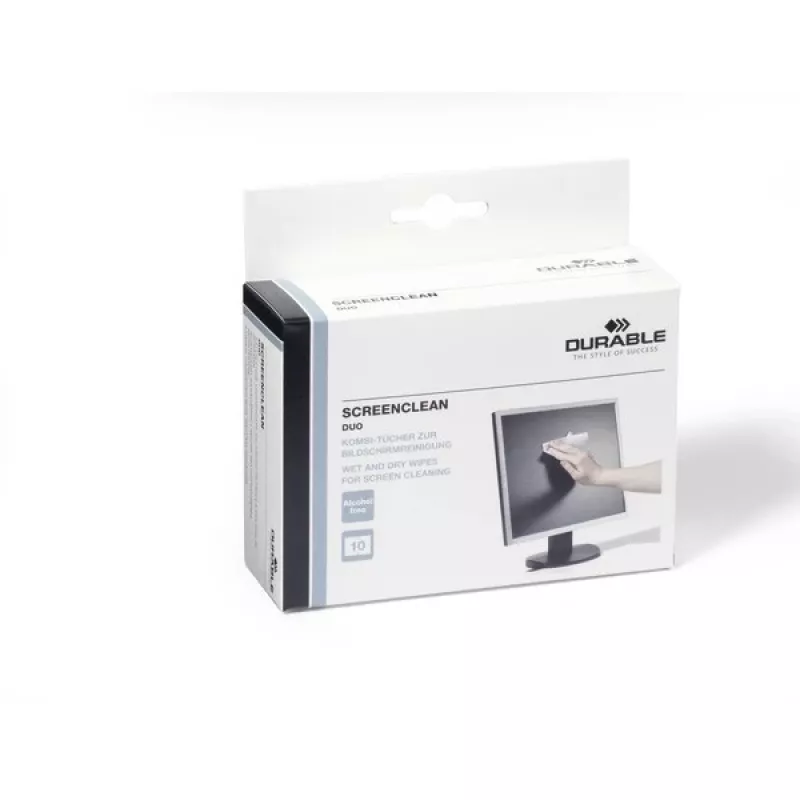 Valiklis ekranams Durable SCREENCLEAN duo 5721