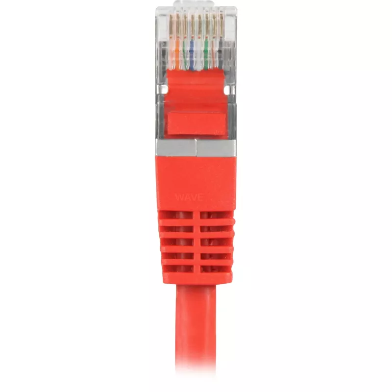 Tinklo kabelis Sharkoon RJ-45 Cat5e 10 m Raudonas