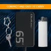 QOLTEC Įkroviklis 65W GaN Super Fast SLIM PD 5-20V 3.25A USB-C