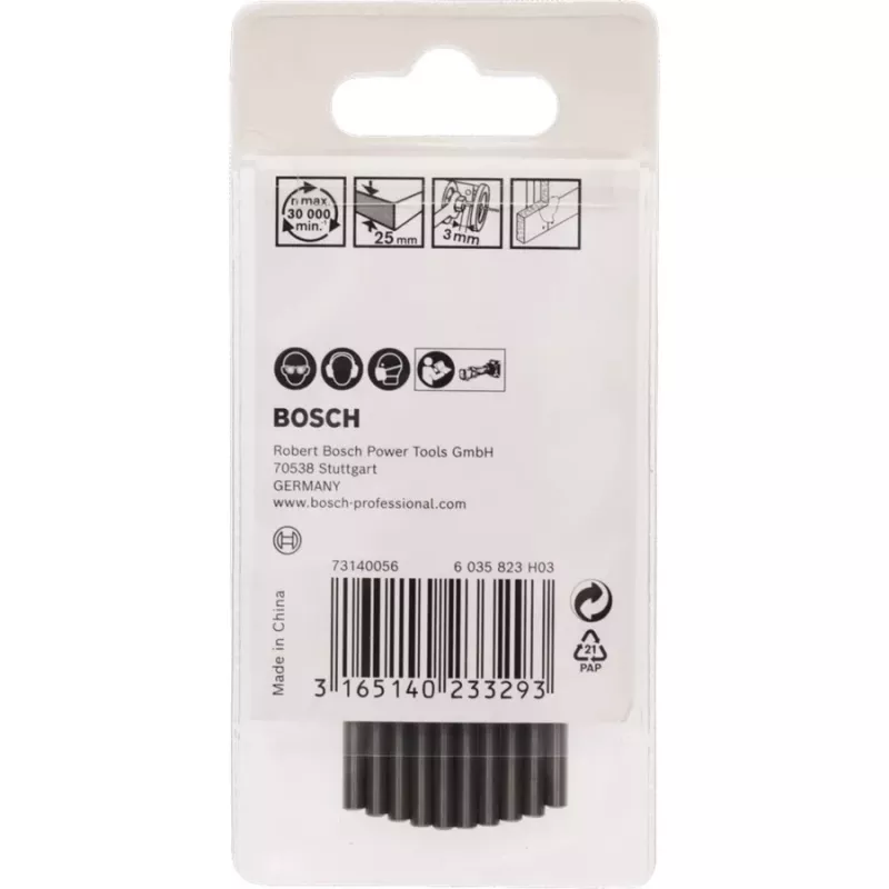 Pjovimo antgalis Bosch 2608620201 3,2 mm Rotocut frezai – 10 vnt.