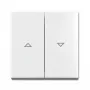 Busch-Jaeger 2504-914 Busch-balance SI aklas jungiklio klavišas, Alpine White