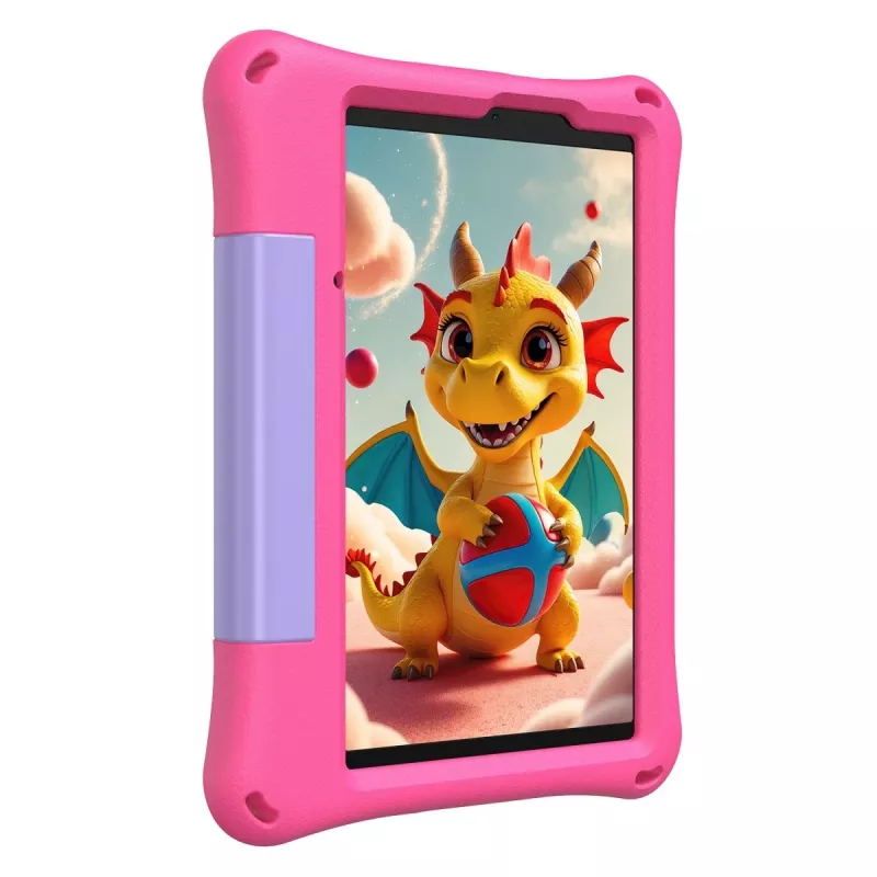 Planšetinis kompiuteris vaikams UleFone Tab A9 Pro Kids, 4 GB RAM, 128 GB atminties, LTE, rožinė