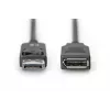 Digitus ASSMANN DisplayPort ilginimo kabelis - DisplayPort (kištukas) - DisplayPort (lizdas) - 2 m (DisplayPort 1.2) - Lietas - Juodas (AK-340200-020-S)