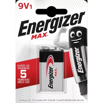 ENERGIZER BATERIJA Max 426660 9V 6LR61, 1 vnt., Eko pakuotė
