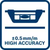 Bosch 1 600 A01 V3Z optinis niveliras 1,2 m aliuminis, juodas