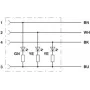 Prijungimo kabelis Phoenix Contact SAC-4P-5.0-PVC/M12FR-3L 5 m M12 juodas (1404961)