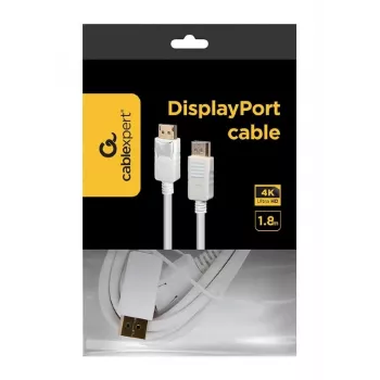 Gembird CC-DP2-6-W DisplayPort kabelis 1,8 m baltas