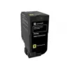 Lexmark 74C20Y0 tonerio kasetė, geltona, 3000 psl.