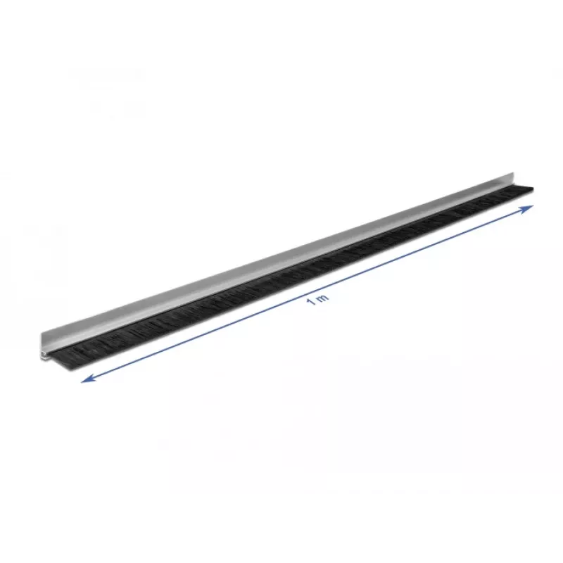 Šepetinis tarpiklis DeLOCK 66652 40 mm su aliumininiu profiliu, kampuotas