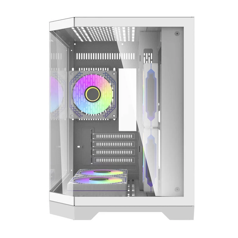Korpusas Darflash FT350 su 5 aRGB ventiliatoriais (baltas)