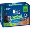 BRIT Premium Cat Sterilised Plate – šlapias kačių ėdalas – 12x100g