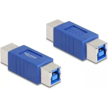 DeLOCK 67228 lyties keitiklis USB Type-B mėlynas