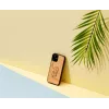 Dėklas iPhone 12 mini man and wood – spausdintas katinas su raudona žuvimi