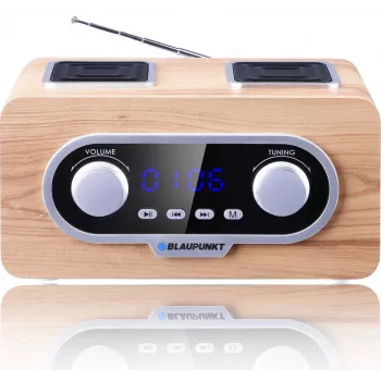 Blaupunkt PP5.2CR nešiojamas radijas su medžio imitacija