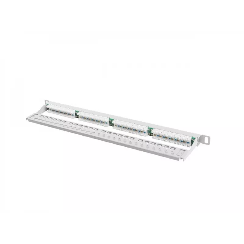 Pataisų skydelis Lanberg PPU5-0024-S 24 prievadų Cat5e 0,5U 19 inch