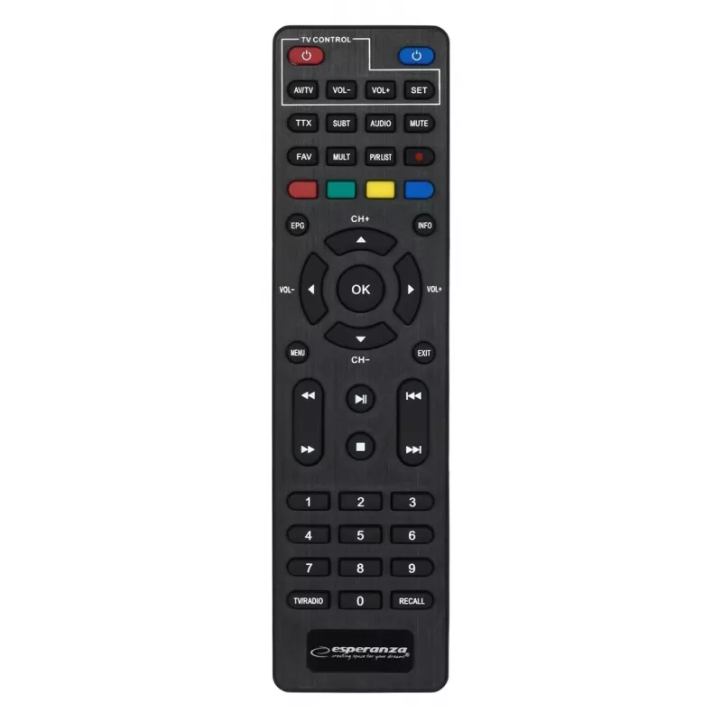 Dekoderis TV DVB-T2 HEVC H.265 HDMI Esperanza EV106P