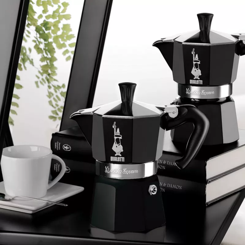 Bialetti Moka Express kavos virimo puodas juodas