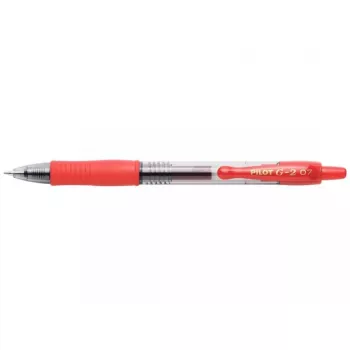 Rašiklis gelinis Pilot BL-G2-7-R Raudonas Plonas