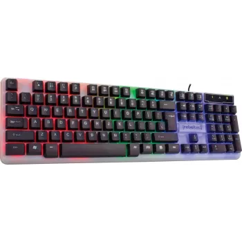 Rebeltec Gaming Keyboard Neon – pilno dydžio laido klaviatūra su LED apšvietimu