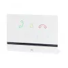 Vidinis domofono skydelis 2N Indoor Talk White – laidinis, grūdintas stiklas, montavimas ant sienos, 185×128×48.2 mm