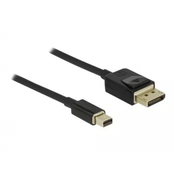 DisplayPort kabelis DeLOCK 84927 Mini DisplayPort 1 m Juodas