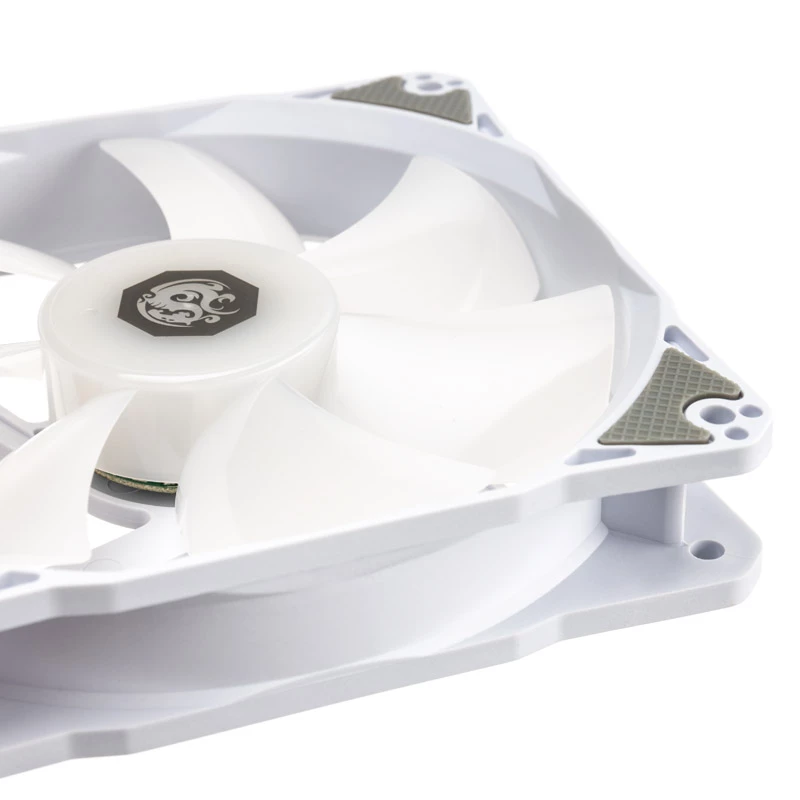 120 mm PWM korpuso ventiliatorių rinkinys BitsPower Notos RGB baltas, 5 vnt. (BPTA-FX1812NTWH-5)