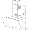 Sieninis kamininis gartraukis MAAN Vertical Glass 60 Black, stiklas/plienas, 595 mm, 135–320 m³/h, elektroninis valdymas