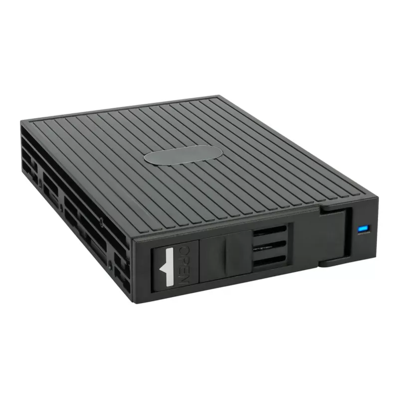 Fantec MR-25 keičiamas diskų rėmelis 2,5" SATA/SAS HDD/SSD diskui 3,5" angoje, 7–15 mm, juodas