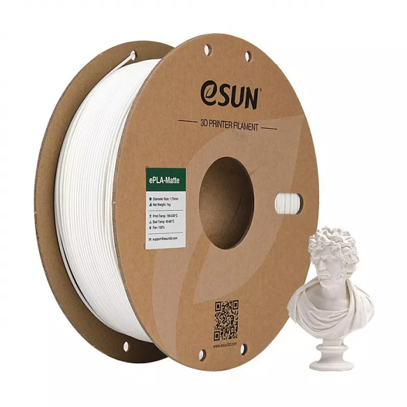 Esun EPLA-MATTE 1.75mm MILKY WHITE 1kg