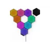 Nanoleaf Shapes Ultra Black Hexagons 9 vnt. riboto leidimo sieninė šviesos plokštė NL42-0102HX-9PK
