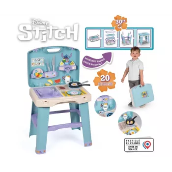 Virtuvės komplektas vaikams SMOBY Stitch Kitchen 7600311909 su aksesuarais