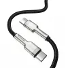 USB-C į USB-C laidas Baseus CATJK-C01, USB 3.2 Gen 1, 1 m, juodas
