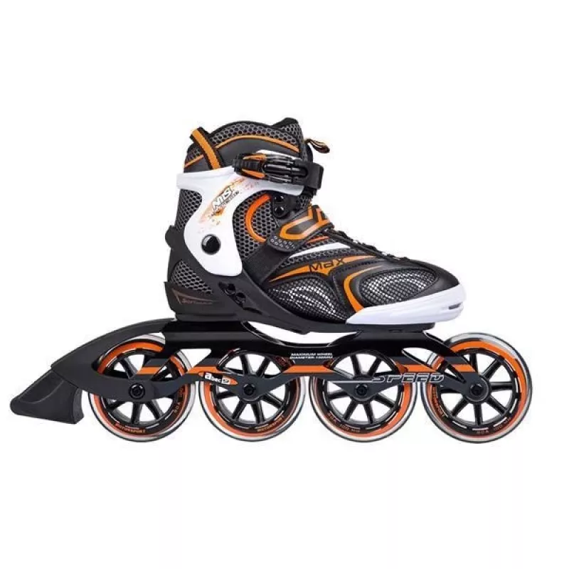 Čiuožkai riedučiai Nils Extreme NA1060S JUODA-ORANŽINĖ DYDIS 40