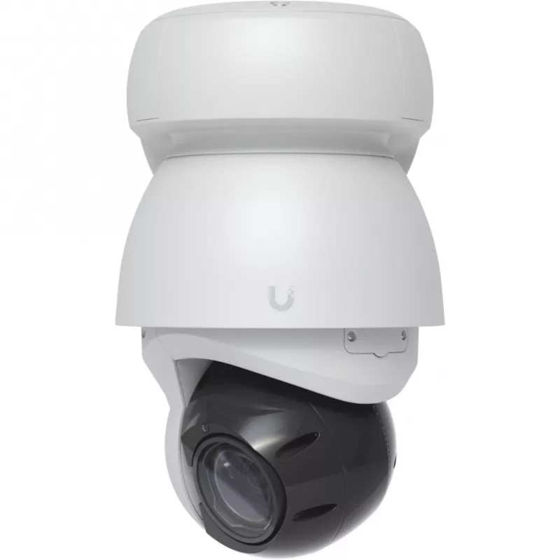 IP stebėjimo kamera UBIQUITI UVC-AI-PTZ-W – AI PTZ pramoninė sferinė 3864×2160, 22× optinis priartinimas, 360° sukimas, laidinė, siena/stulpas/stalas, balta