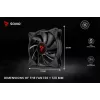 Vandens aušintuvas SAVIO BLADE SET 120 mm ventiliatorius 1800 RPM 32 dBA Juodas