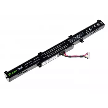 Baterija Green Cell AS77, skirta ASUS nešiojamiesiems kompiuteriams – Li-Ion 15 V, 2200 mAh, 4 elementai, juoda