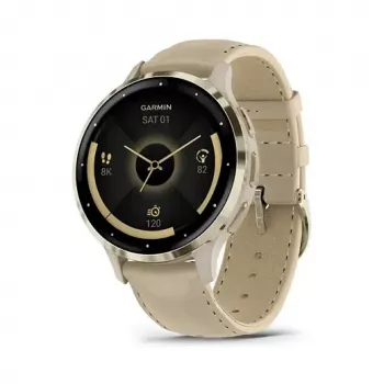Garmin Venu 3S 41mm, prancūziškai pilka / švelnus auksas