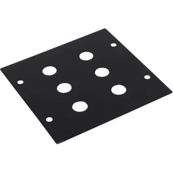 Omnitronic modulis 2U skydelis su 6x lizdų jungtimis, 88×88 mm
