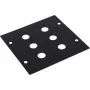 Omnitronic modulis 2U skydelis su 6x lizdų jungtimis, 88×88 mm