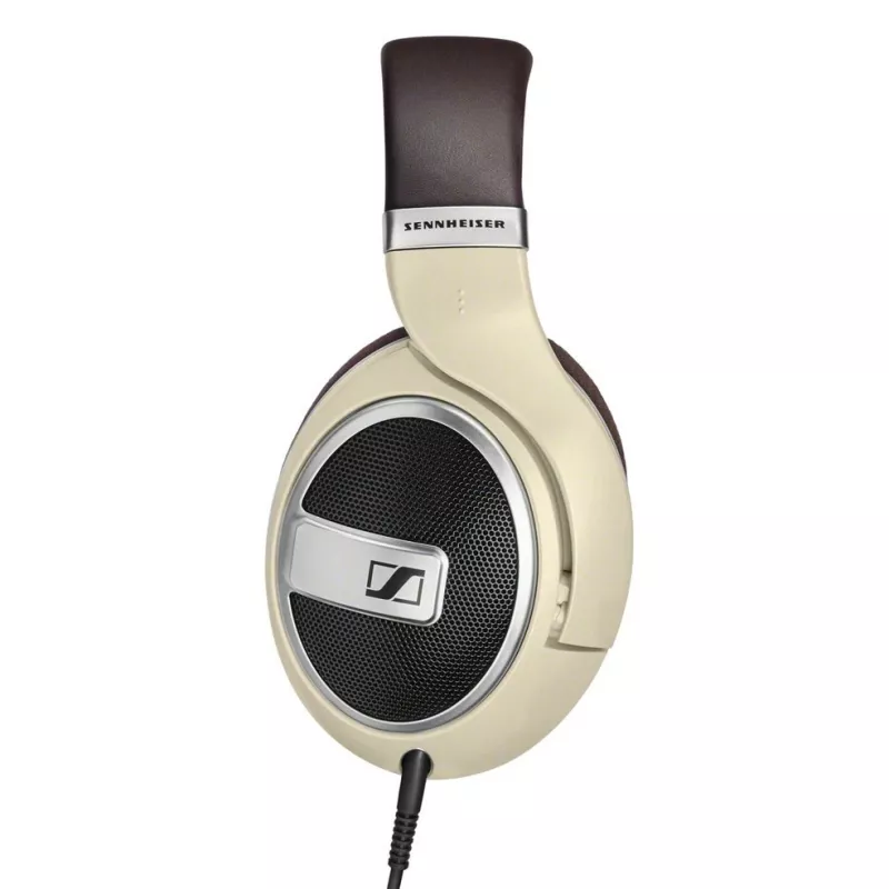 Ausinės Sennheiser HD 599 — laidinės, atviro tipo, 50 Ω, 12–38500 Hz, 1,2 m kabelis, dramblio kaulo spalvos