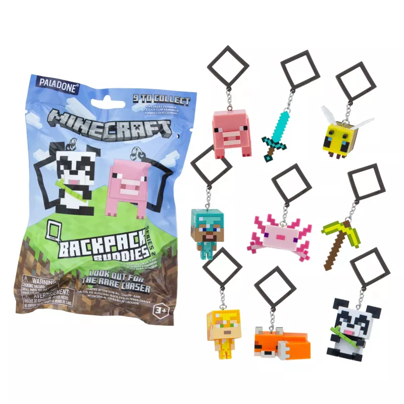 Paladone Minecraft Backpack Buddies Series 2 CDU 24 vnt.