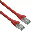 Helos komutacinis kabelis 363755, RJ-45 – RJ-45, Cat.6a S/FTP (Cat.7 neapdorotas kabelis), 0,25 m, raudonas