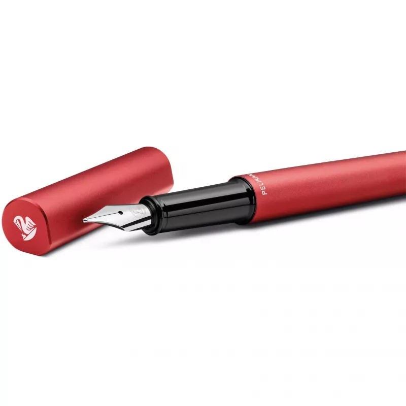 Pelikan plunksninis rašiklis Ineo Elements P6 metalinis korpusas Feuer-Red (823685)