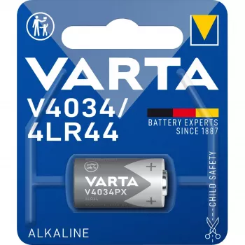 Vienkartinė baterija Varta V4034PX (6 V, 4SR44, šarminė)