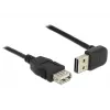 USB kabelis DeLOCK 1 m USB 2.0-A į USB 2.0-A juodas